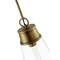Z-Lite Wentworth 1 Light Pendant, Rubbed Brass & Clear 2300P8-RB - alternate 5